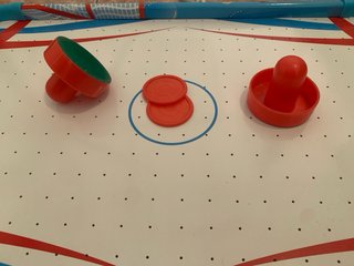 Juego 2 en 1: Futbolín y Air Hockey