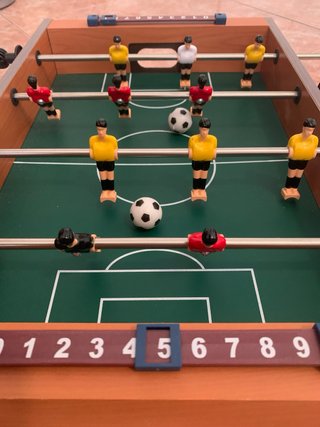 Juego 2 en 1: Futbolín y Air Hockey