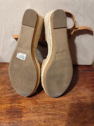 Sandalias cuña esparto Sfera Talla 38