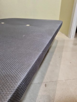 Base tapizada acolchada 90x190 cm, (como nueva)