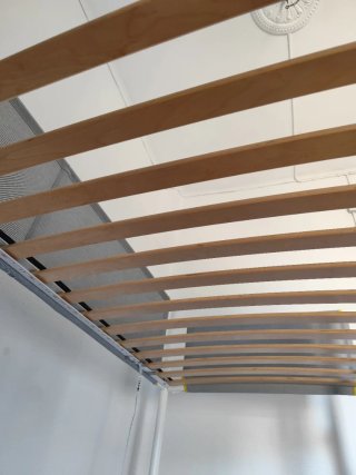 Litera Ikea Vitval Gris y Blanca