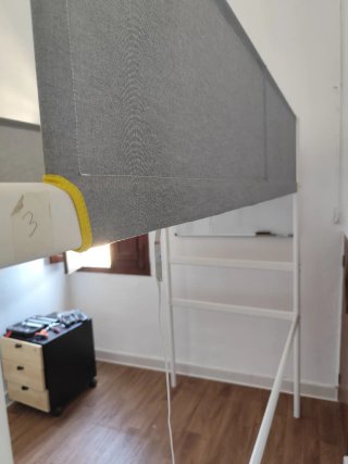 Litera Ikea Vitval Gris y Blanca
