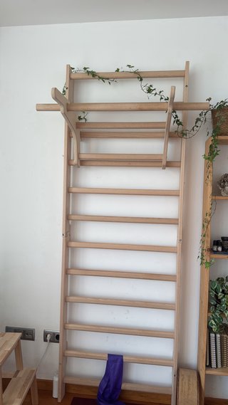 Espaldera Madera Blanca Roble