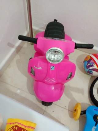 Moto Patinete Eléctrico Infantil Rosa