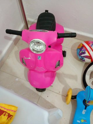 Moto Patinete Eléctrico Infantil Rosa