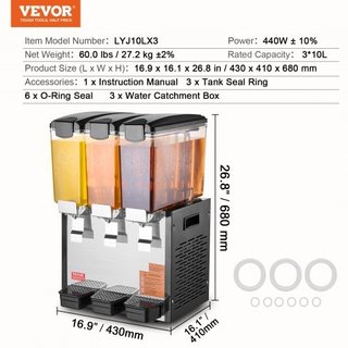 mueble acero resistente para el hogar 10 L