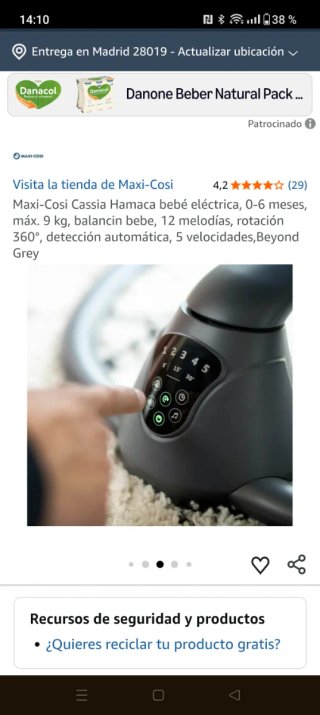 Mecedora bebé Maxi Cosi
