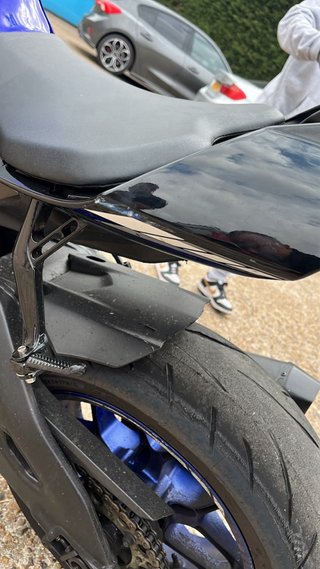 Yamaha R1 2016 Matrícula Inglés