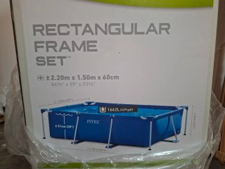 Piscina Intex Rectangular 2.20x1.50x0.60