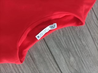 Tubino rosso Zara taglia S Accessori non inclusi