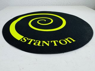 Slipmat vintage Stanton DJ Spiral