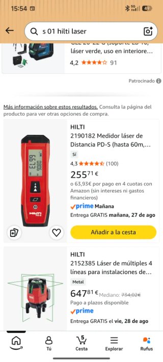 Hilti PD-S 01 Medidor Láser