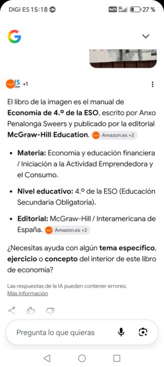 Libro instituto Economía, 4o ESO Ed. Mc Graw Hill