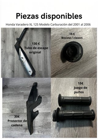 Piezas Honda Varadero XL 125cc 2005