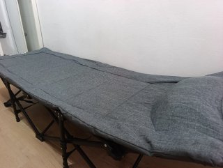 Cama plegable Atorpok gris