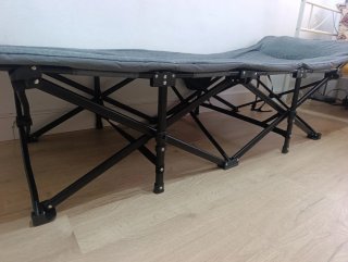 Cama plegable Atorpok gris
