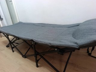 Cama plegable Atorpok gris