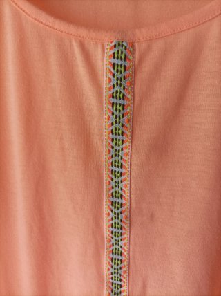 Vestido playero naranja M