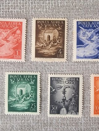 Serie francobolli Poste Vaticane