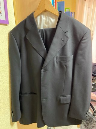 Traje de vestir hombre negro