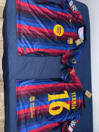2 Camisetas FC Barcelona 26/27 Fermín Champions