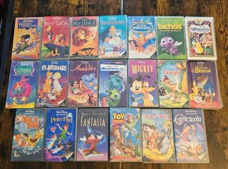 Películas VHS Disney Clásicos (Español)