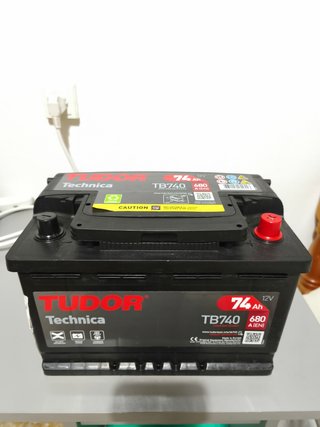 Batería Coche Tudor TB740 74Ah 12V