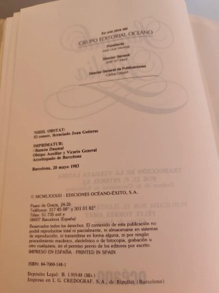 BIBLIA ANTIGUA "Félix torres amat"
