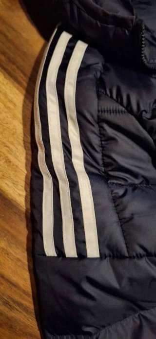 Chaqueta Adidas Azul con Capucha