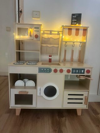 Cocina de juguete de madera Sklum