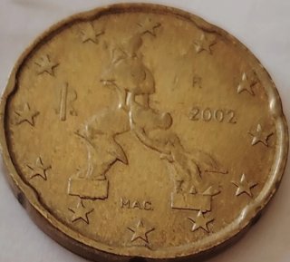 20 Céntimos Italia 2002