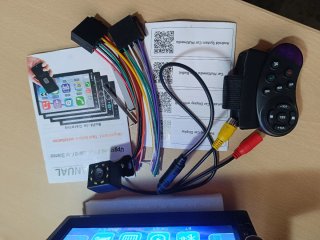 Pantalla Android 1DIN Carplay + Cámara Trasera