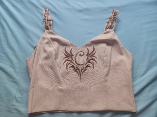 REBAJA HOY! Top nuevo Camaleónica beige talla L