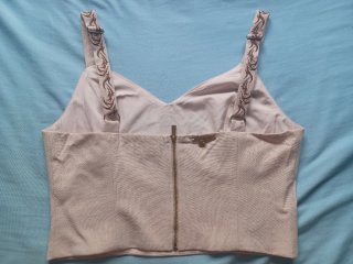 REBAJA HOY! Top nuevo Camaleónica beige talla L