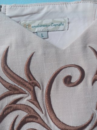 REBAJA HOY! Top nuevo Camaleónica beige talla L