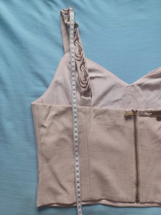 REBAJA HOY! Top nuevo Camaleónica beige talla L