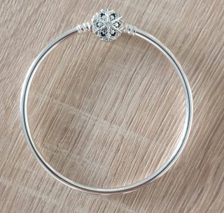 Pulsera Pandora Plata con Cierre Decorado