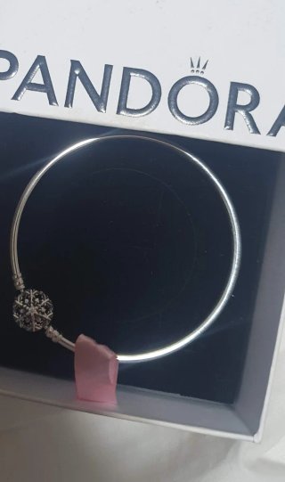 Pulsera Pandora Plata con Cierre Decorado