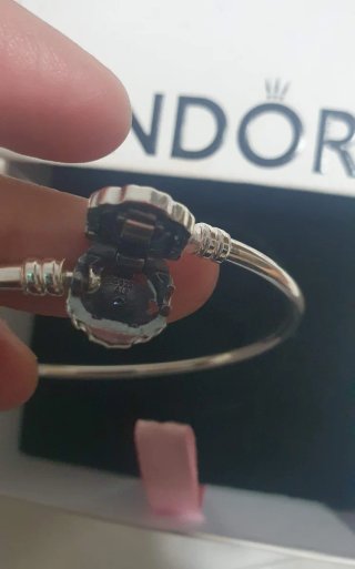 Pulsera Pandora Plata con Cierre Decorado