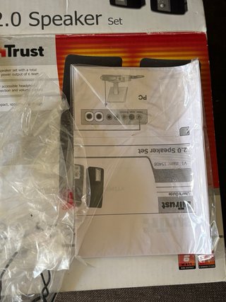 Altavoces Trust 2.0 (6W) Negro/Gris