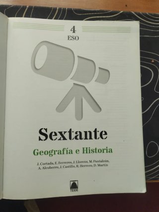 Sextante 4. Geografía e Historia 4 ESO