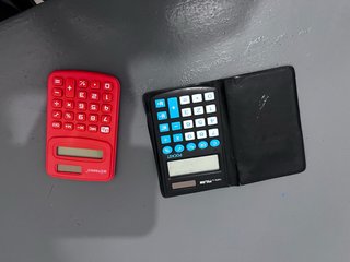 Calculadora MOTARRO Roja y Negra cada 1 3,50