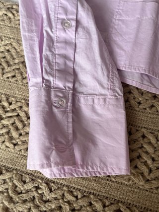 Camisa Zara Crop Top Rosa Talla Única