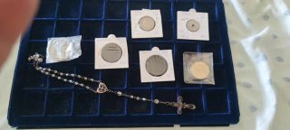 Lote de monedas antiguas y modernas