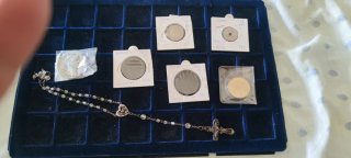 Lote de monedas antiguas y modernas
