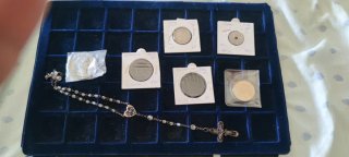 Lote de monedas antiguas y modernas