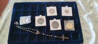 Lote de monedas antiguas y modernas