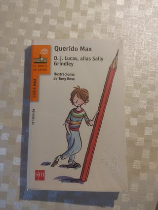 Libro lectura colegio Querido Max décima edición