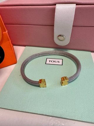 Pulsera Tous Oso Oro y Acero