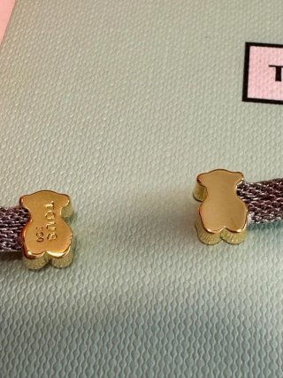 Pulsera Tous Oso Oro y Acero